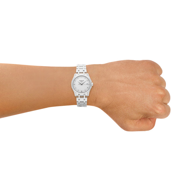 Reloj Tissot unisex en acero inoxidable.