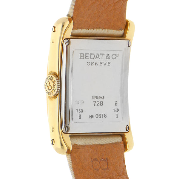 Reloj Bedat & Co.para dama en oro correa piel.
