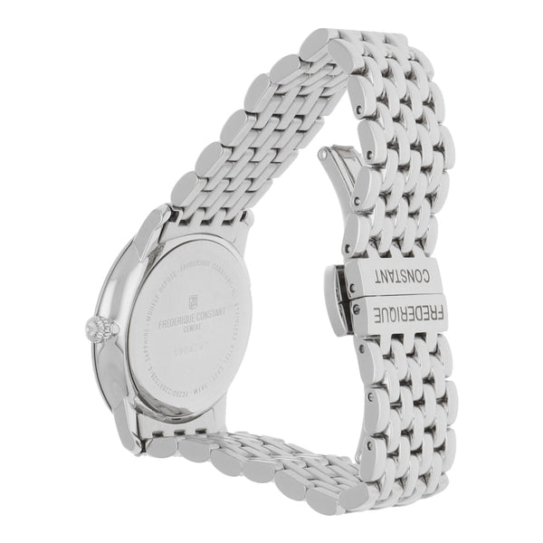 Reloj Frederique Constant para dama en acero inoxidable.
