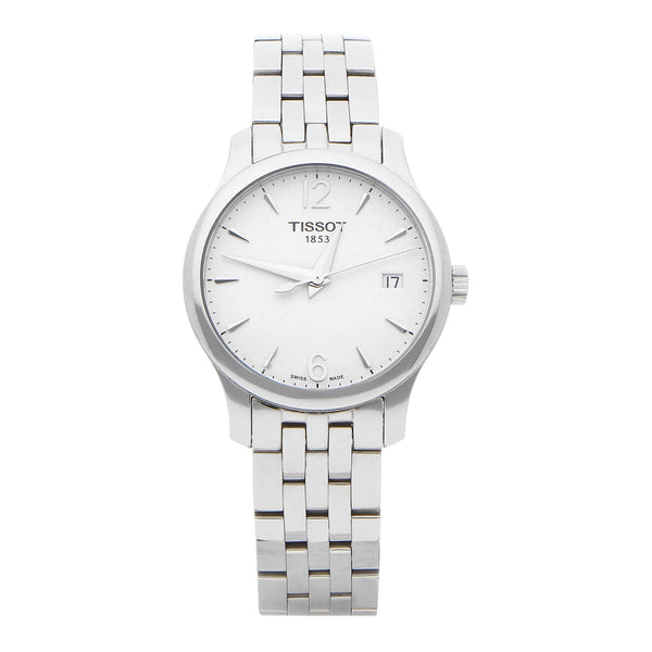 Reloj Tissot unisex en acero inoxidable.