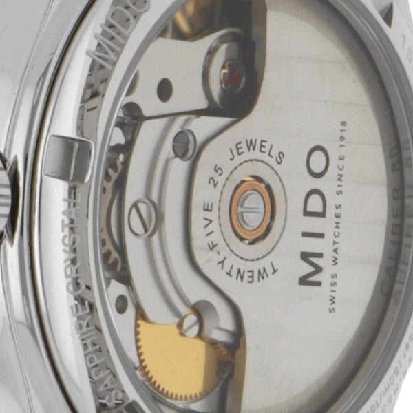 Reloj Mido para dama/unisex en acero inoxidable.