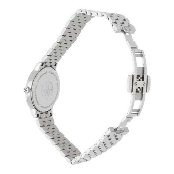 Reloj Raymond Weil para dama en acero inoxidable.
