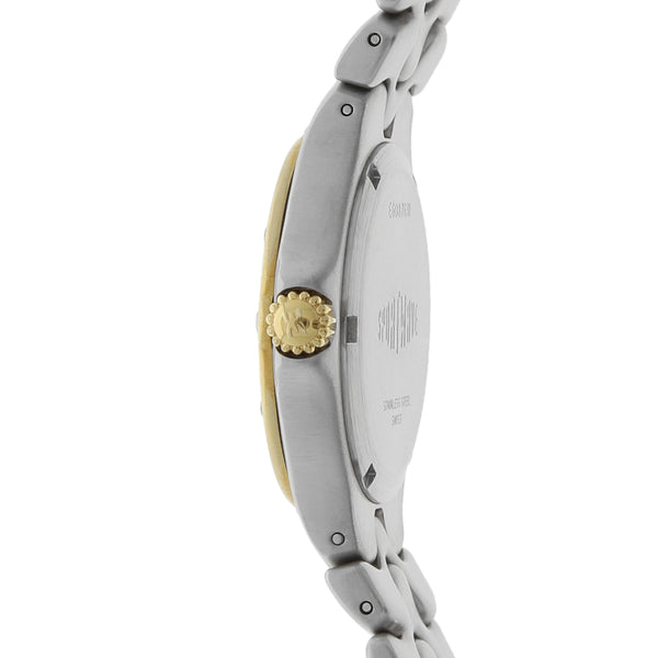 Reloj Ebel para dama/unisex modelo SportWave bisel en oro amarillo 18 kilates.