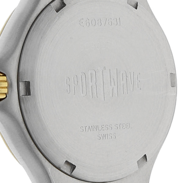 Reloj Ebel para dama/unisex modelo SportWave bisel en oro amarillo 18 kilates.