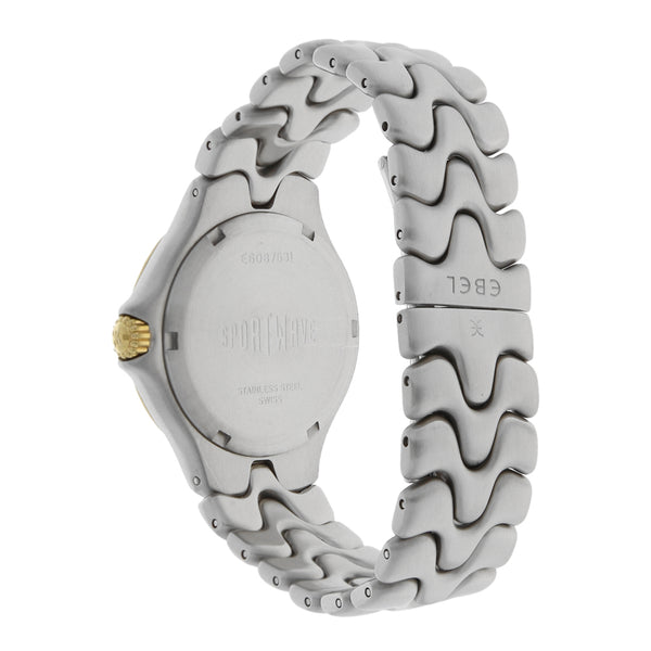 Reloj Ebel para dama/unisex modelo SportWave bisel en oro amarillo 18 kilates.
