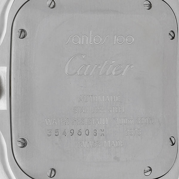 Reloj Cartier para caballero modelo Santos 100.