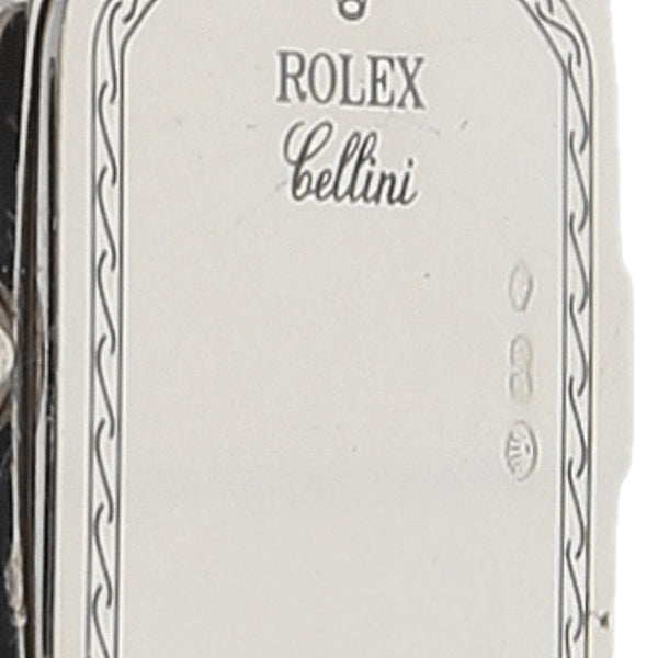 Reloj Rolex para dama modelo Cellini en oro blanco 18 kilates.