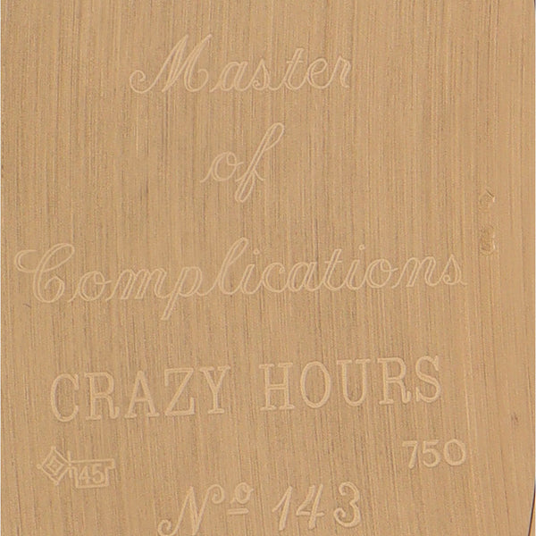 Reloj Frank Muller para caballero modelo Crazy Hours caja en oro rosa 18 kilates.