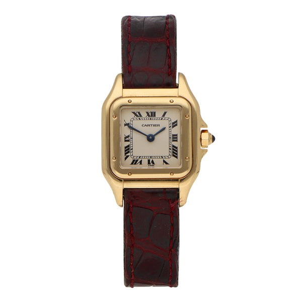 Reloj Cartier para dama modelo Panthere caja en oro amarillo 18 kilates.