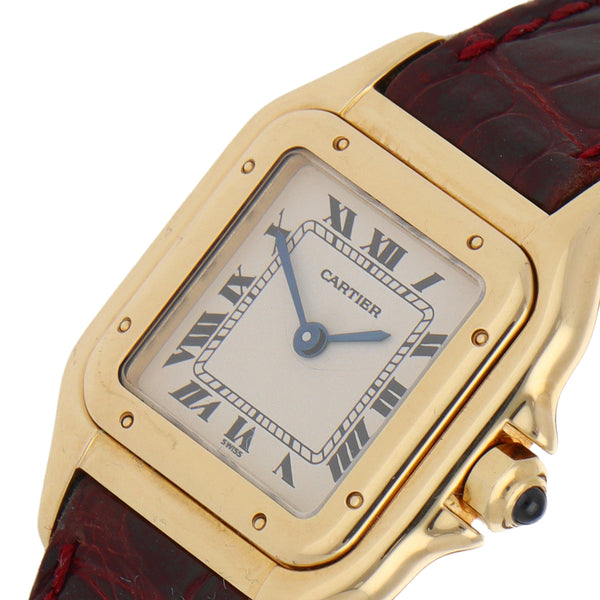 Reloj Cartier para dama modelo Panthere caja en oro amarillo 18 kilates.