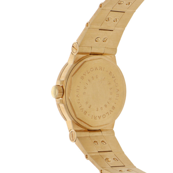 Reloj Bvlgari para dama modelo Bvlgari Bvlgari en oro amarillo 18 kilates.