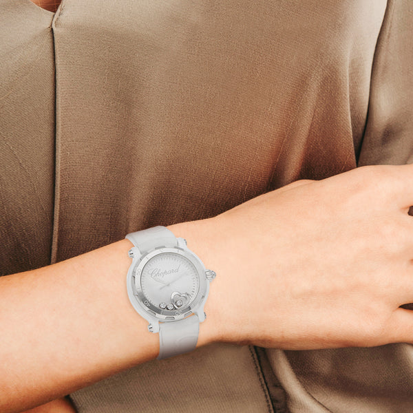 Reloj Chopard para dama modelo Happy Hearts.