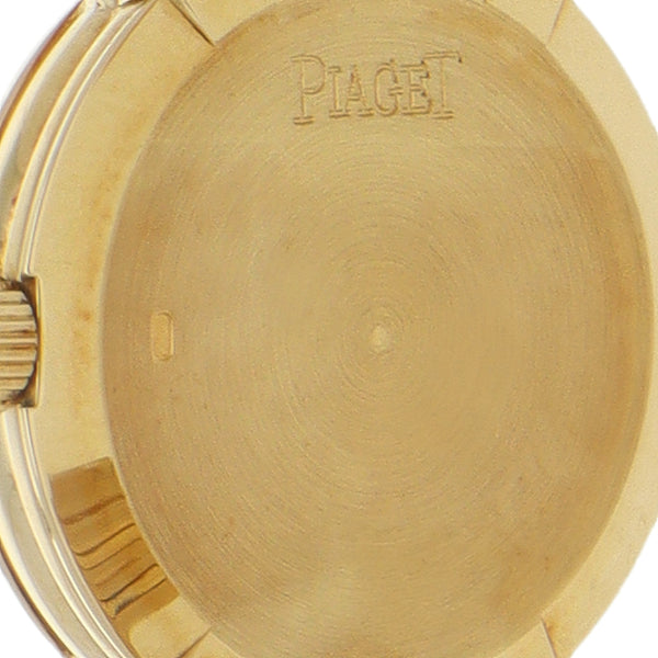 Reloj Piaget para dama modelo Dancer en oro amarillo 18 kilates.