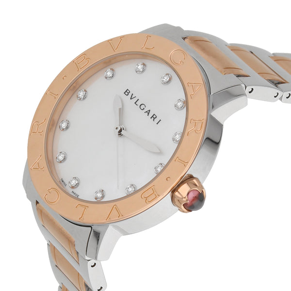 Reloj Bvlgari para dama modelo Bvlgari Bvlgari vistas oro rosa 18 kilates.