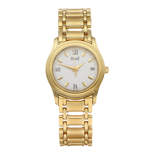 Reloj Piaget para dama modelo Polo en oro amarillo 18 kilates.