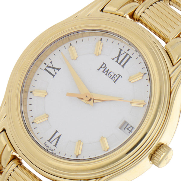 Reloj Piaget para dama modelo Polo en oro amarillo 18 kilates.