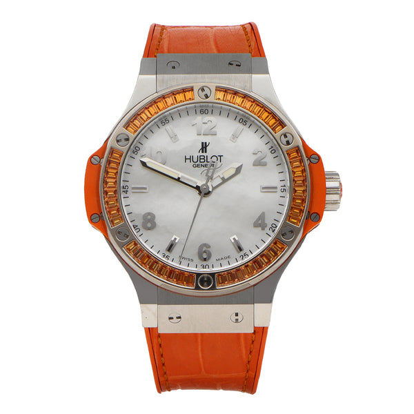 Reloj Hublot para dama modelo Big Bang Tutti Frutti Orange.