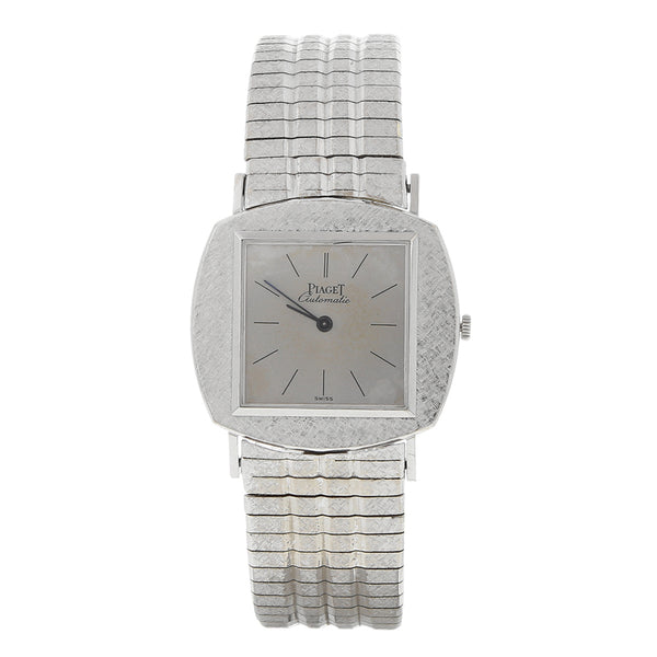 Reloj Piaget para caballero en oro blanco 18 kilates.