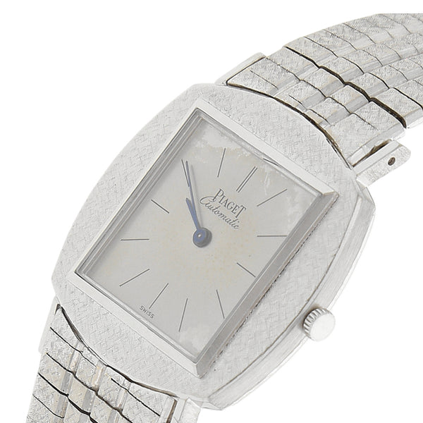 Reloj Piaget para caballero en oro blanco 18 kilates.