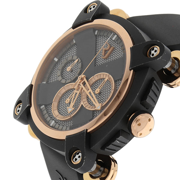 Reloj Romain Jerome para caballero modelo Moon-DNA Invader vistas en oro rosa 18 kilates.