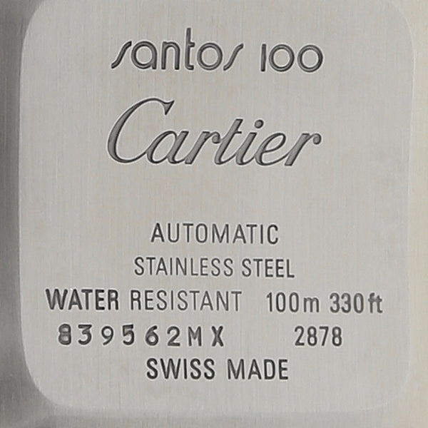 Reloj Cartier para caballero modelo Santos 100.