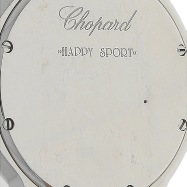 Reloj Chopard para dama modelo Happy Sport vistas oro rosa 18 kilates.
