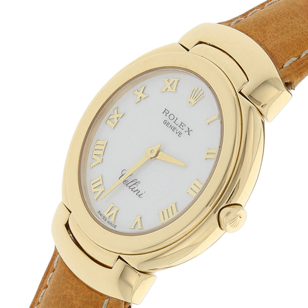 Reloj Rolex para dama/unisex modelo Cellini caja en oro amarillo 18 kilates.