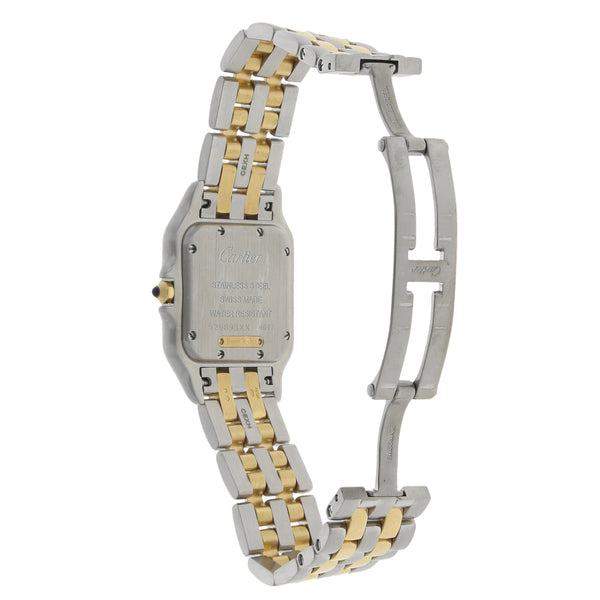 Reloj Cartier para dama modelo Panthere vistas en oro amarillo 18 kilates.