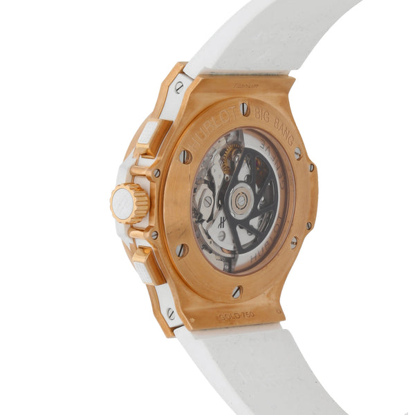 Reloj Hublot para caballero modelo Big Bang caja en oro rosa de 18 kilates.