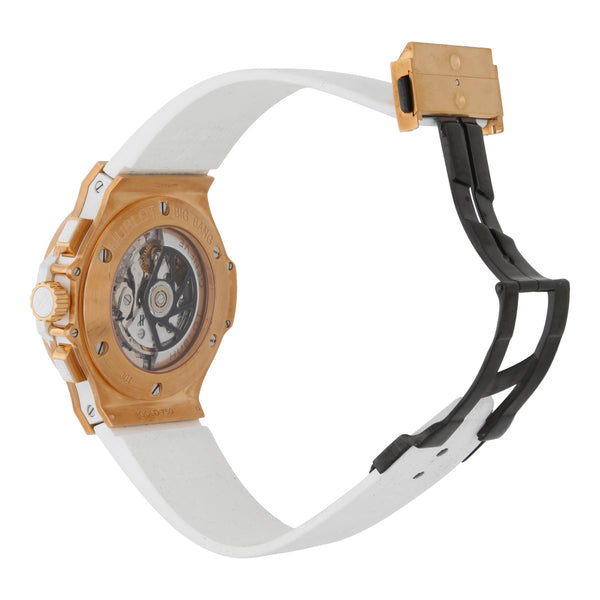 Reloj Hublot para caballero modelo Big Bang caja en oro rosa de 18 kilates.
