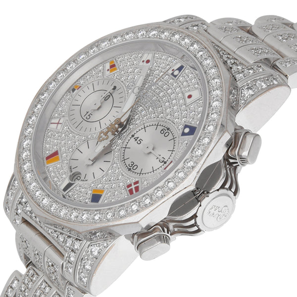 Reloj Corum para caballero modelo Admiral´s Cup en oro blanco 18 kilkates.