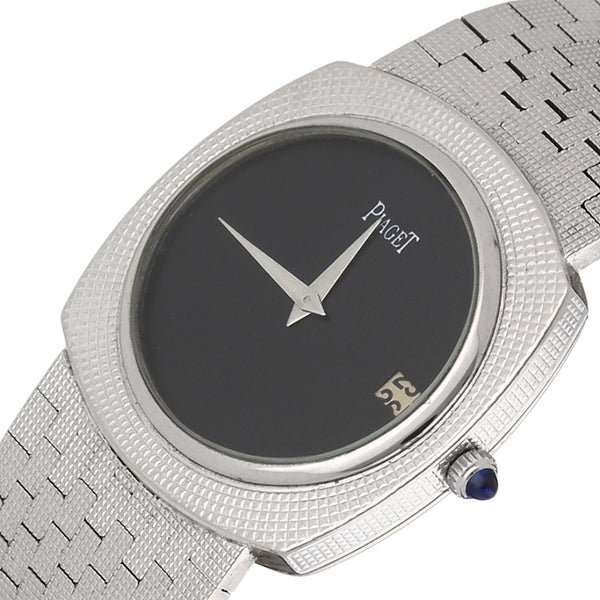 Reloj Piaget para caballero en oro blanco 18 kilates.