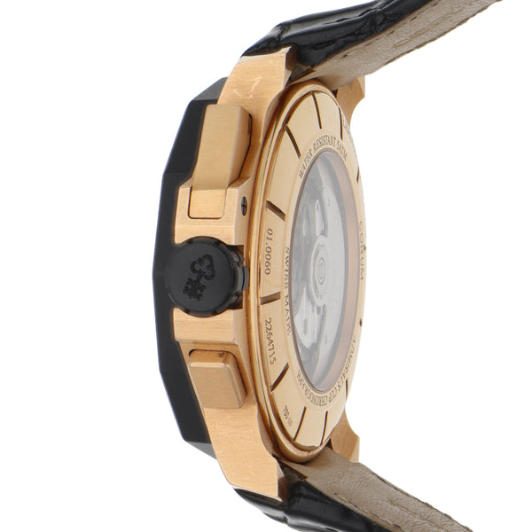 Reloj Corum para caballero modelo Admiral´s Cup vistas oro amarillo 18 kilates.