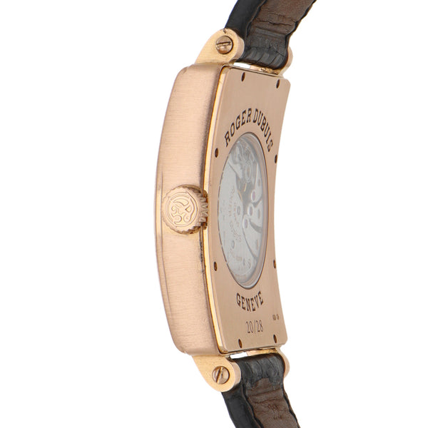 Reloj Roger Dubuis para caballero modelo Much More caja en oro rosa 18 kilates.