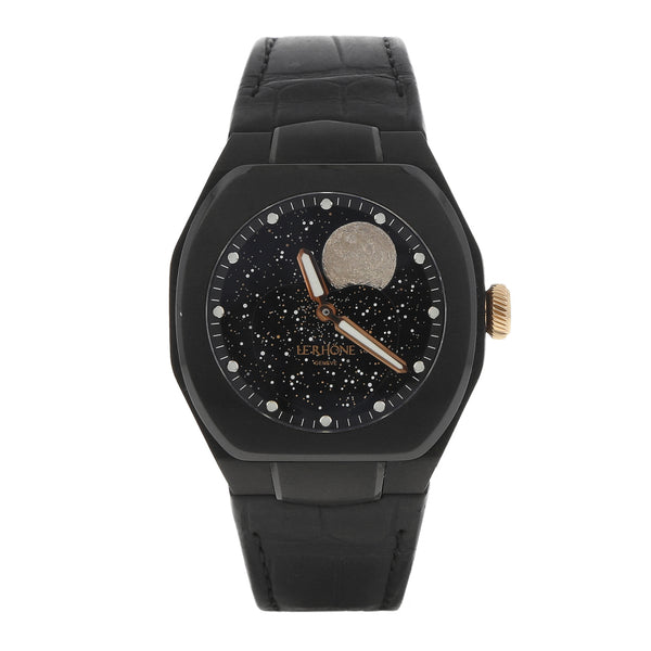 Reloj Le Rhone para caballero modelo Moon Black.