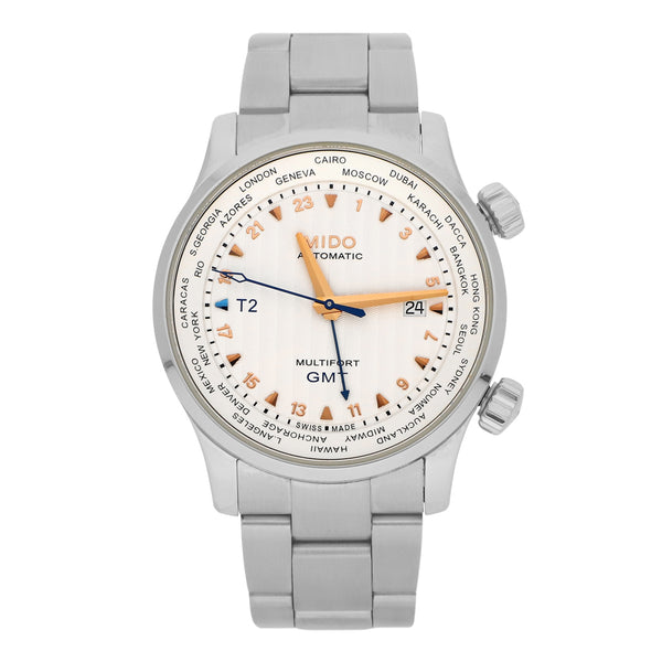 Reloj Mido para caballero modelo Multifort GMT.