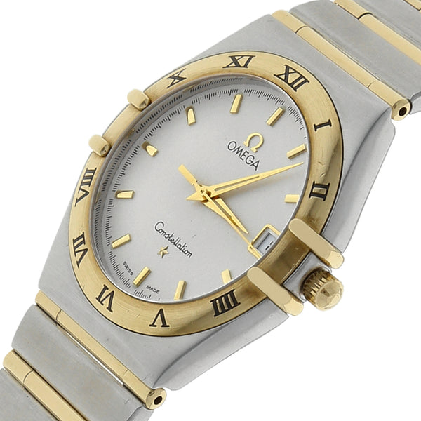 Reloj Omega para caballero modelo Constellation vistas en oro amarillo 18 kilates.