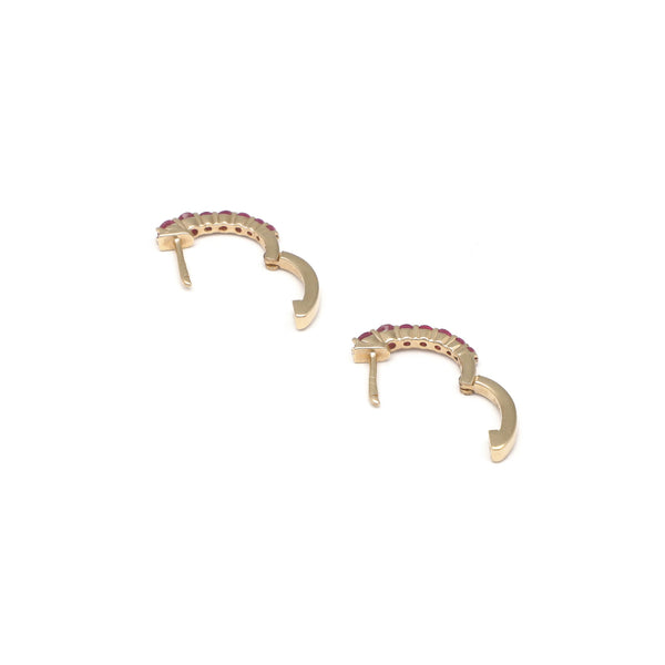 Anello oro rosa, rubino cabochon, rubini e diamanti/Venduto - De Simone Anello oro rosa, rubino cabochon, rubini e diamanti/Venduto - De Simone