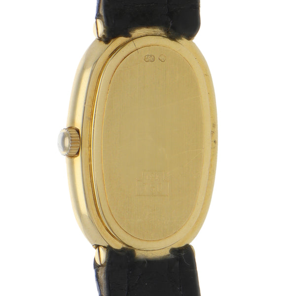 Reloj Longines para dama modelo Prestige Gold Oval caja en oro amarillo 18 kilates.