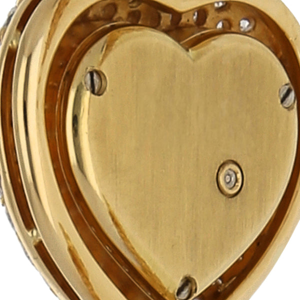 Reloj Chopard para dama modelo Happy Diamonds en oro amarillo 18 kilates.