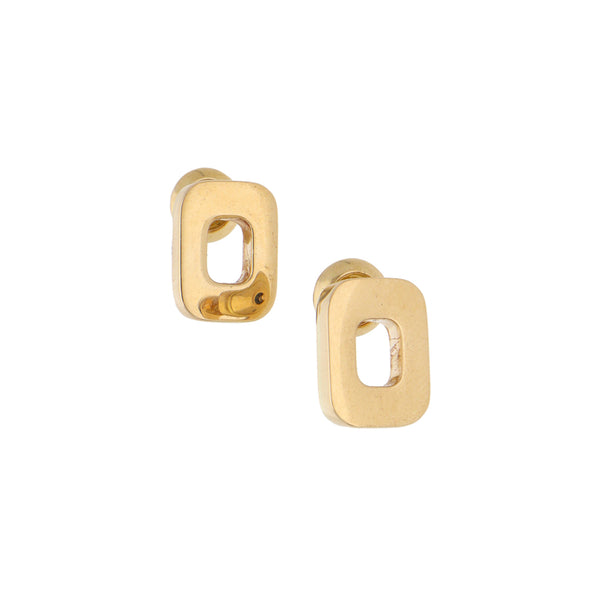 Broqueles diseño especial firma Tane en oro amarillo 18 kilates.