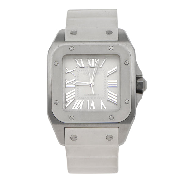 Reloj Cartier para dama/unisex modelo Santos 100.