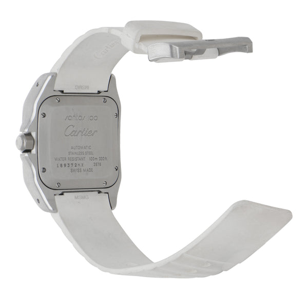 Reloj Cartier para dama/unisex modelo Santos 100.