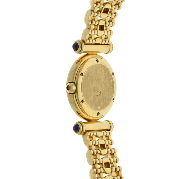 Reloj Chopard para dama modelo Lady Diamond en oro amarillo 18 kilates.