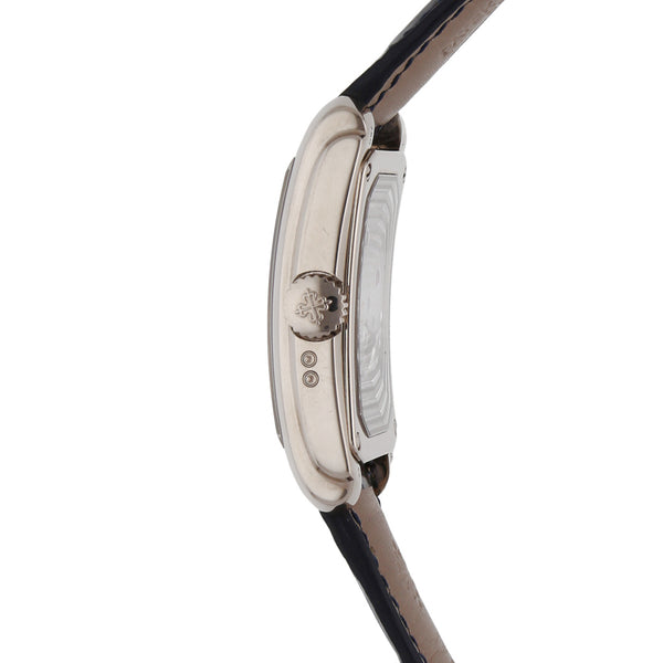 Reloj Patek Philippe para caballero modelo Gondolo caja en oro blanco 18 kilates.