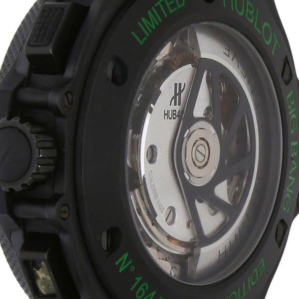 Reloj Hublot para caballero modelo Big Bang All Black Green.