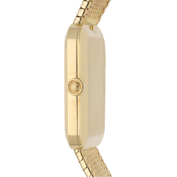 Reloj Rolex para caballero modelo Cellini en oro amarillo 18 kilates.