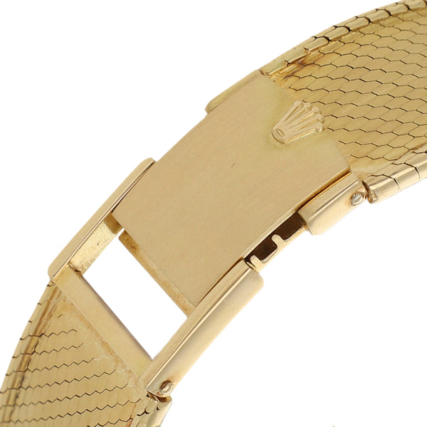 Reloj Rolex para caballero modelo Cellini en oro amarillo 18 kilates.