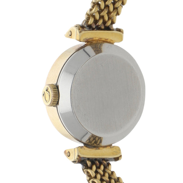 Reloj Omega para dama modelo De Ville correa oro amarillo 18 kilates.