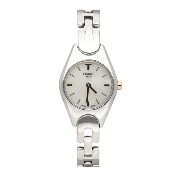 Reloj Tissot para dama en acero inoxidable.